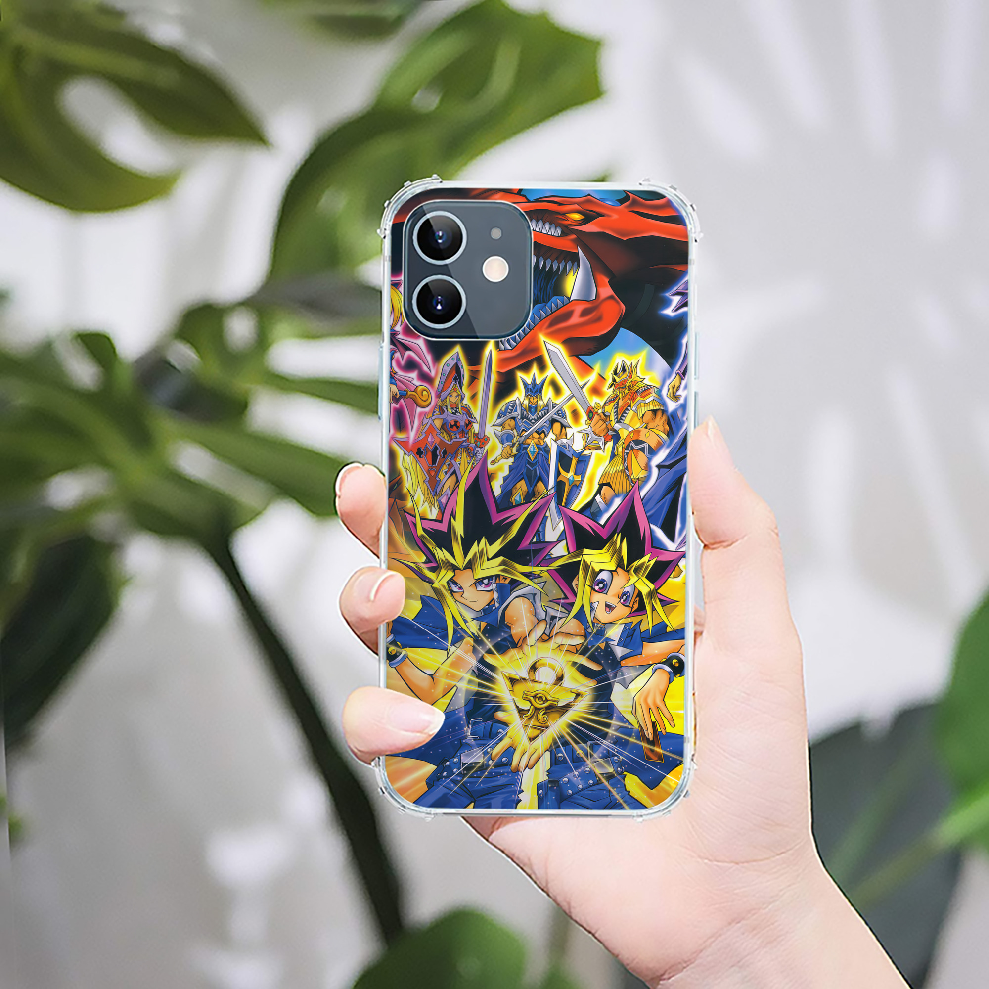 （画像用） 遊☆戯☆王 Yu-Gi-Oh! 【iPhone 12シリーズ対応】透明スマホケース（クリアソフトケース）